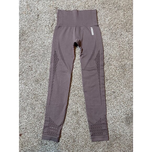 Gymshark Energy Seamless Cutout Mesh High-Rise Compression Training  Leggings XS - Picture 5 of 11